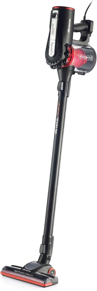 Ariete Handy Force 2759 Aspirador 2 en 1, Plastic, Negro/Rojo